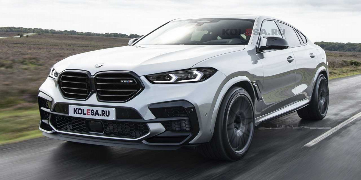 BMW X M () zeigt sich auf Rendering mit aggressivem Facelift