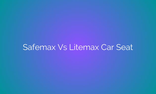 Revolutionizing Child Safety: Safemax Vs Litemax Car Seat Showdown ...